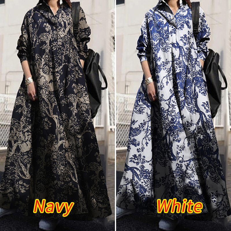 2021zanzea 2021 vintage button shirt dress womens autumn sundress long sleeve maxi vestido female casual bagyy robe femme plus size, Black;gray
2021zanzea 2021 vintage button shirt dress womens autumn sundress long sleeve maxi vestido female casual bagyy robe femme plus size, Black;gray