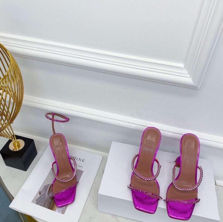 2021 luxury Designer sandals ultra hydraulic diamond square head Roman wine glass high heel web celebrity versatile stiletto heels women instagram trend, Color 9
2021 luxury Designer sandals ultra hydraulic diamond square head Roman wine glass high heel web celebrity versatile stiletto heels women instagram trend, Color 9