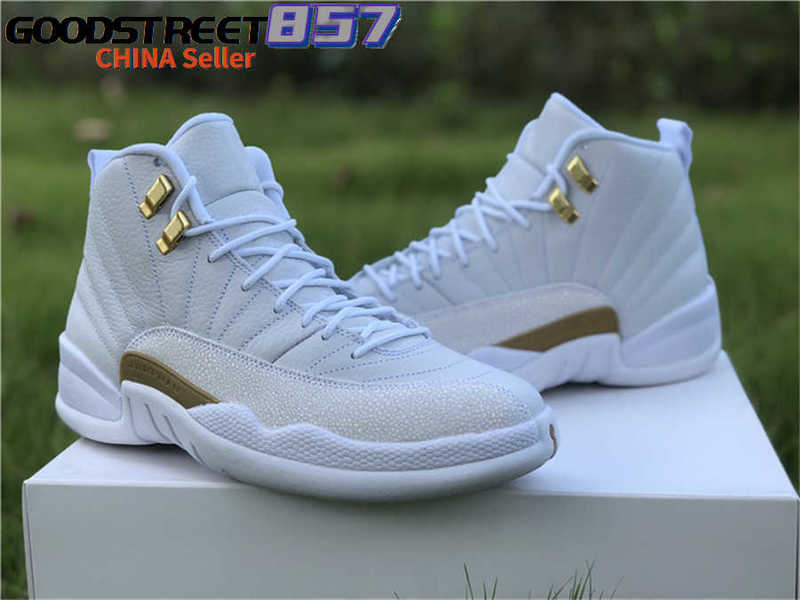 2021 Release Authentic 12 OVO 12S White Metallic Gold Men Athletic Shoes Real Carbon Fiber Sports Sneakers With Original box
2021 Release Authentic 12 OVO 12S White Metallic Gold Men Athletic Shoes Real Carbon Fiber Sports Sneakers With Original box
