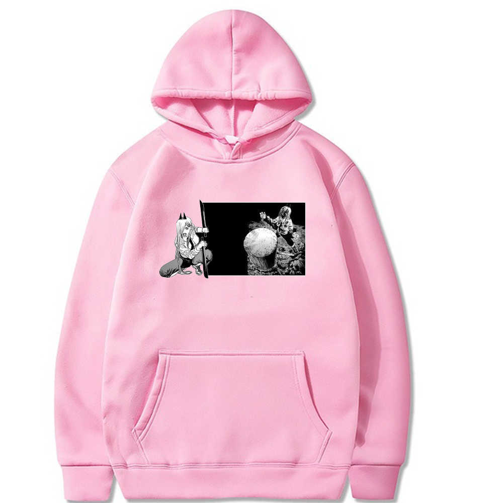 Anime Chainsaw Man Harajuku Unisex Hoodie Casual Streetwear Autumn P0811