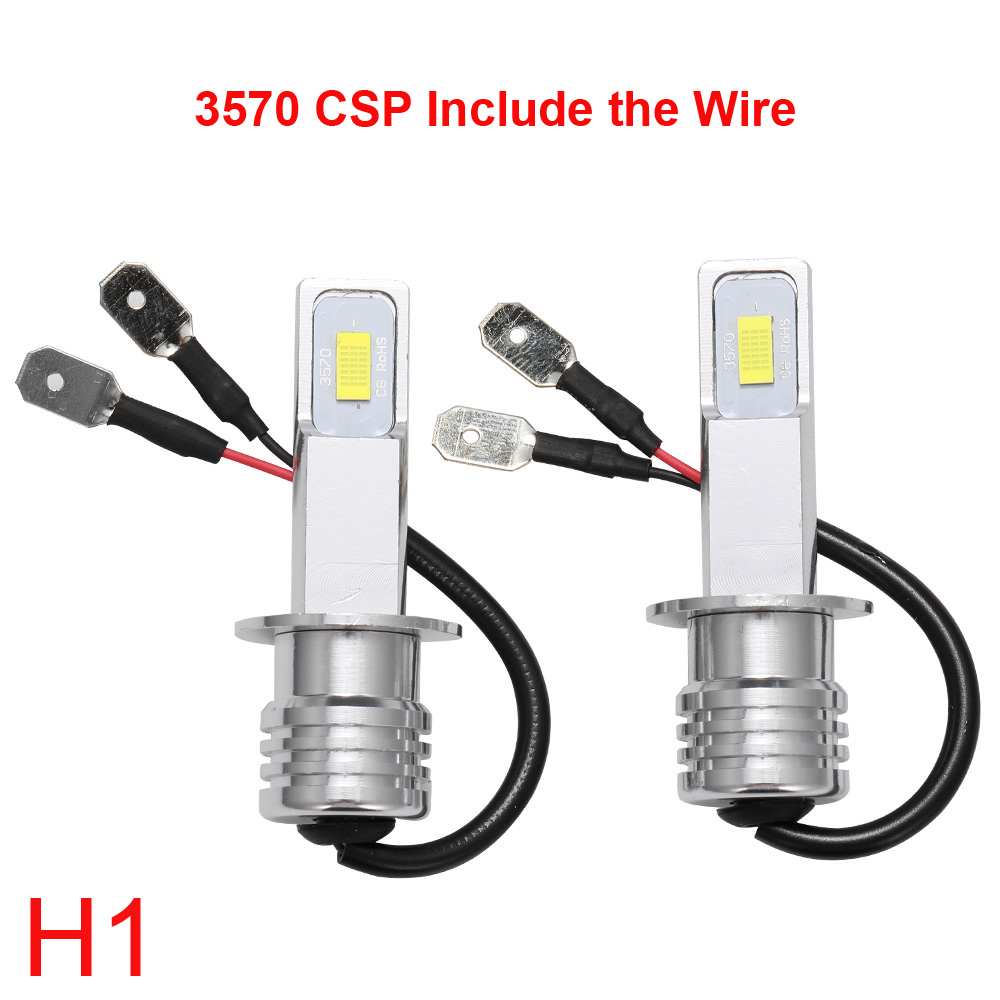 H4 H7 H11 H16 LED Car Headlight Bulb Beam Kit 12V 80W High Power Car Fog Light 6000K Auto Headlight Bulbs 12000LM