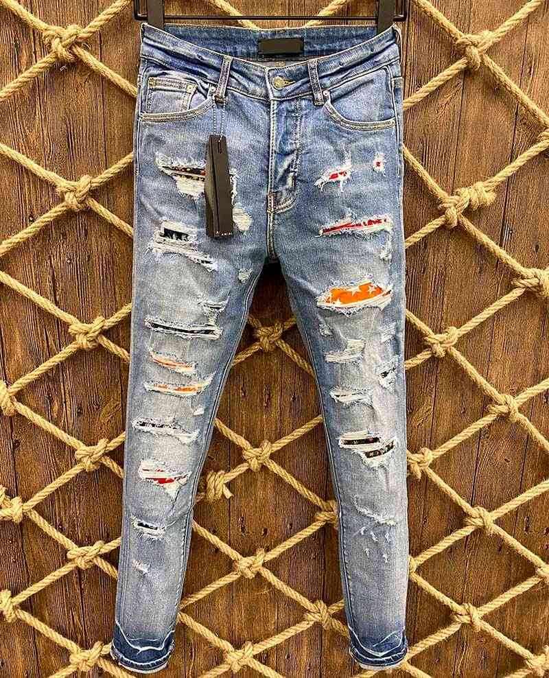 Men's Jeans Summer Outdoor denim jeans Men casual Hole Street wear Zipper Pocket Middle Pants W4Ro# L83T, 1# shoe box
Men's Jeans Summer Outdoor denim jeans Men casual Hole Street wear Zipper Pocket Middle Pants W4Ro# L83T, 1# shoe box
