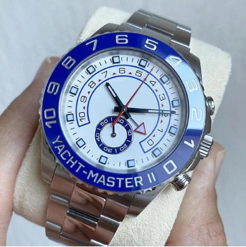 Wristwatches Men's Watch Sapphire Crystal Ceramic Bezel Yacht Master Stainless Steel Quality Automatic Mechanical Wristwatch
Wristwatches Men's Watch Sapphire Crystal Ceramic Bezel Yacht Master Stainless Steel Quality Automatic Mechanical Wristwatch