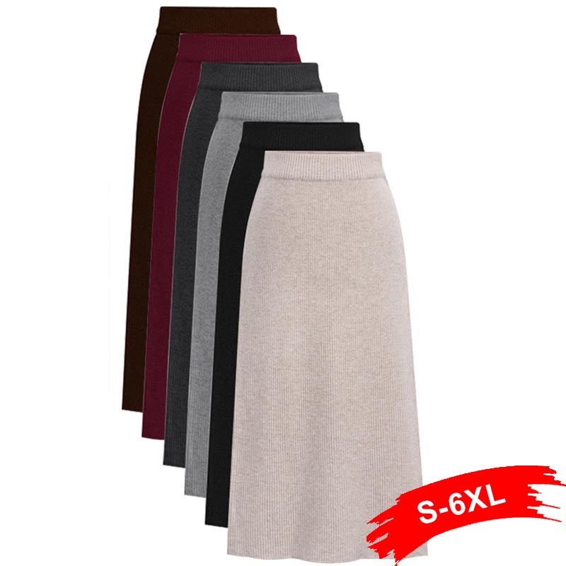 Plus Size Women Back Slit Bodycon Elegant Midi Pencil Skirt 4Xl 5Xl High Waist Casual Knitted Skirts Womens Jupe Femme Faldas, Apricot
Plus Size Women Back Slit Bodycon Elegant Midi Pencil Skirt 4Xl 5Xl High Waist Casual Knitted Skirts Womens Jupe Femme Faldas, Apricot