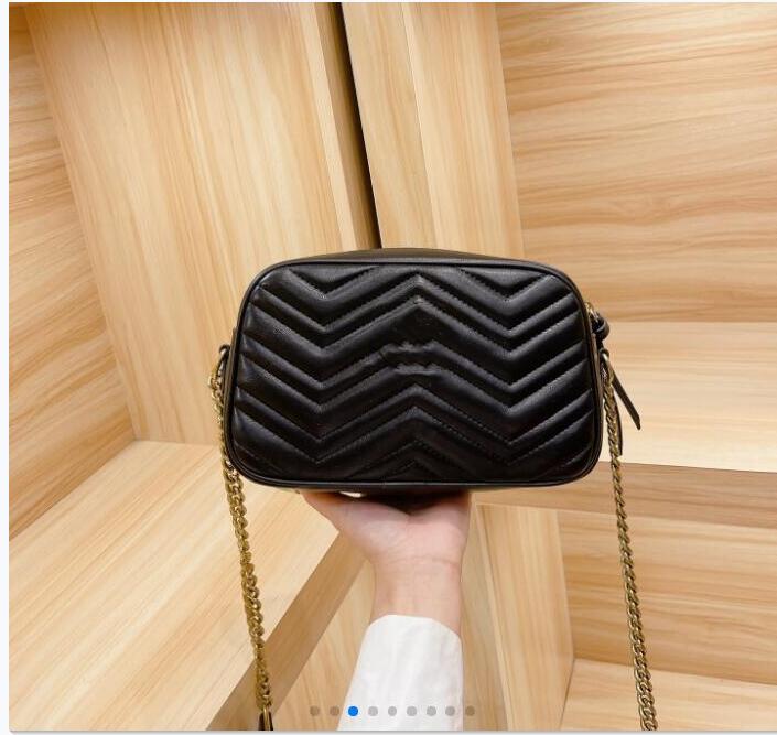 Mini classic retro ladies cherry brown leather ladies handbag wallet leather messenger bag fashion designer chain shoulder bag