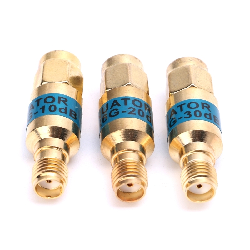 Golden Weaker SMA-JK Man-woman Rf Coaxiale Weaker 2W 0-6 Ghz 30db 40JA