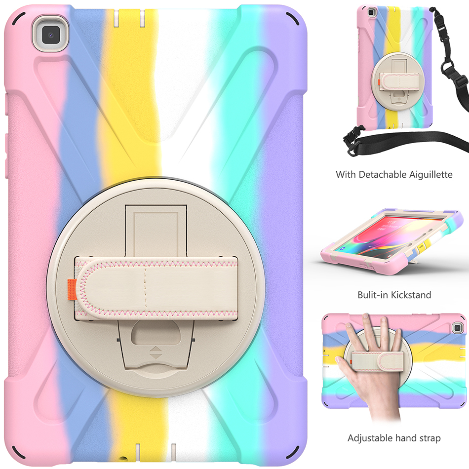 Premium Silicone Case with 360 Rotating Hand Strap Kickstand for Samsung Galaxy Tab A 8.0 T290 T295 Shockproof Cover+Pen
Premium Silicone Case with 360 Rotating Hand Strap Kickstand for Samsung Galaxy Tab A 8.0 T290 T295 Shockproof Cover+Pen
