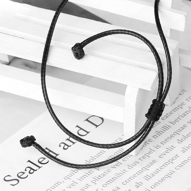 Natural Stone Rope Wrap Necklace Handmade 7 Chakra Hexagonal Prism Pendant Necklaces Healing Crystal Dowsing Pendulum