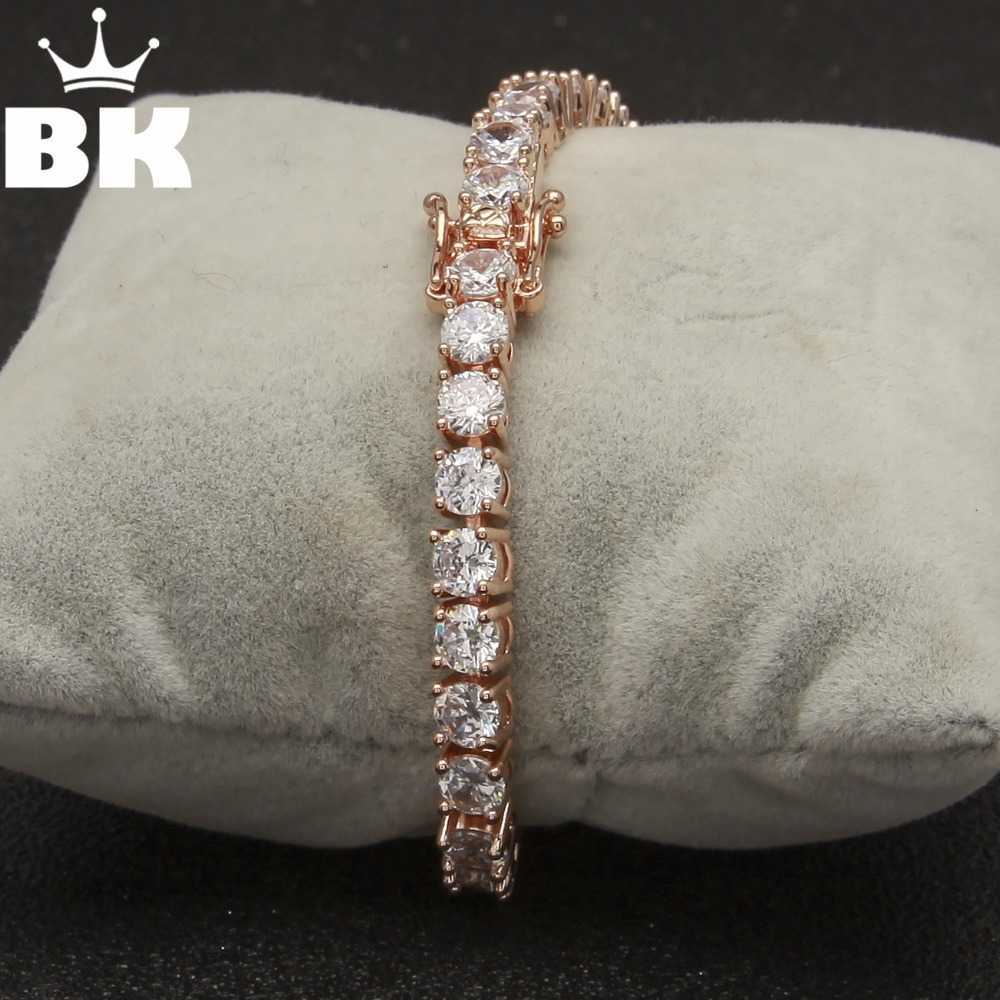 5mm Rose Gold Color CZ Tennis Bracelet Hip Hop Copper Iced Out Cubic Zirconia Jewelry For Men Women 210609
5mm Rose Gold Color CZ Tennis Bracelet Hip Hop Copper Iced Out Cubic Zirconia Jewelry For Men Women 210609