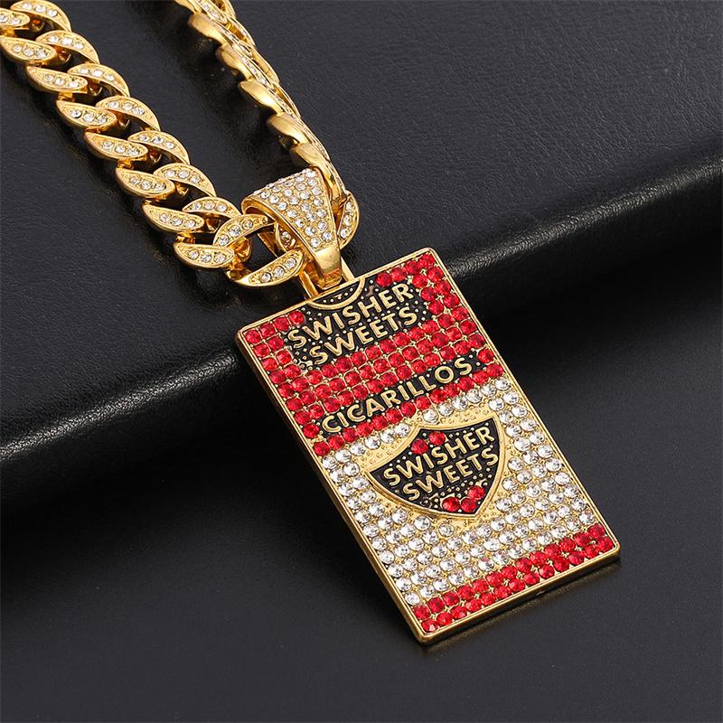 Chokers Swisher Sweets Graphic Men's Pendant Thick Neck Chain Domineering Cuba Necklace Rap Hip Hop Fashion Accessories
Chokers Swisher Sweets Graphic Men's Pendant Thick Neck Chain Domineering Cuba Necklace Rap Hip Hop Fashion Accessories