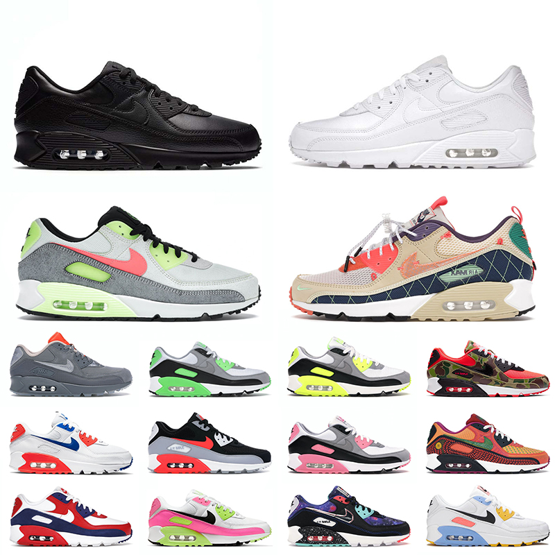 Top Quality Air Max 90 Running Shoes Women Mens Trainers Triple White Black Trail Team Gold AirMax 90s Camo Cool Grey Court Purple Bacon Sports Jogging Sneakers, C41 40-46 lahar esca
Top Quality Air Max 90 Running Shoes Women Mens Trainers Triple White Black Trail Team Gold AirMax 90s Camo Cool Grey Court Purple Bacon Sports Jogging Sneakers, C41 40-46 lahar esca