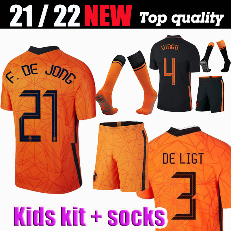 KIDS Kit And socks20 21 Netherlands Mens DE LIGT Cruyff Soccer Jersey MEMPHIS Soccer Jersey Holland SNEIJDE Gullit WIJNALDUM PROMES JONG VIRGIL, Black
KIDS Kit And socks20 21 Netherlands Mens DE LIGT Cruyff Soccer Jersey MEMPHIS Soccer Jersey Holland SNEIJDE Gullit WIJNALDUM PROMES JONG VIRGIL, Black