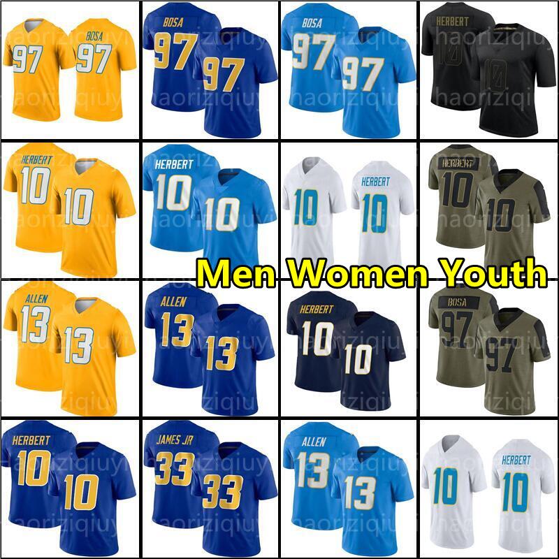 Justin Herbert Jersey 97 Joey Bosa 13 Keenan Allen Derwin James Austin Ekeler Mike Williams LaDainian Tomlinson Kenneth Murray Asante Samuel Rashawn Slater, Men jersey
Justin Herbert Jersey 97 Joey Bosa 13 Keenan Allen Derwin James Austin Ekeler Mike Williams LaDainian Tomlinson Kenneth Murray Asante Samuel Rashawn Slater, Men jersey