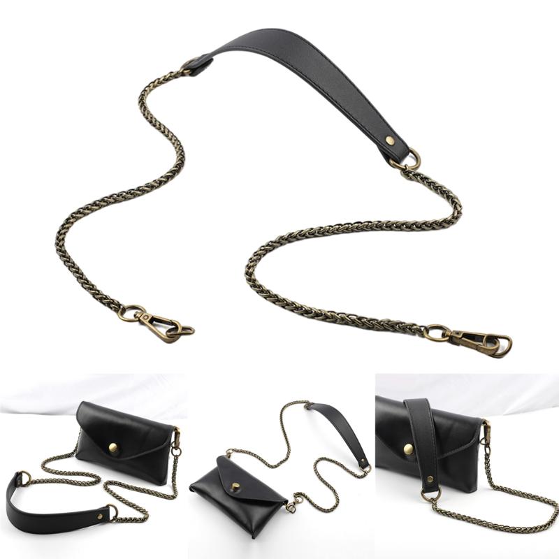 Bag Parts & Accessories Metal Plus Pu Leather Purse Chain Strap For Shoulder Cross Body Sling Handbag Clutch Replacement Length 45 Inch
Bag Parts & Accessories Metal Plus Pu Leather Purse Chain Strap For Shoulder Cross Body Sling Handbag Clutch Replacement Length 45 Inch