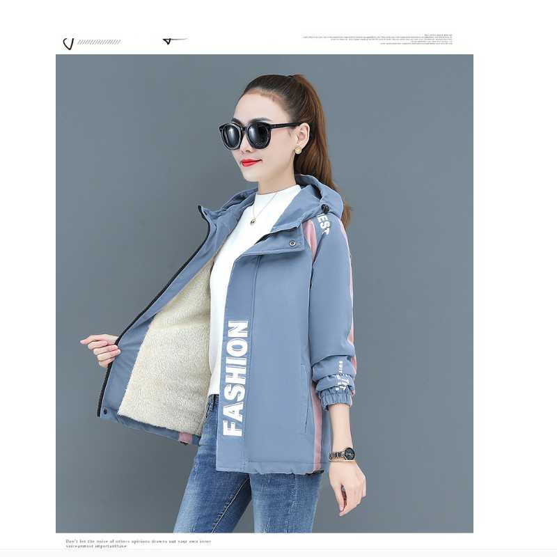 Outdoor Jackets&Hoodies Women's Winter Warm Coat Plush Thickened Baseball Uniform Versatile Sports Blazer Mountaineering Windbreaker, Blue;black
Outdoor Jackets&Hoodies Women's Winter Warm Coat Plush Thickened Baseball Uniform Versatile Sports Blazer Mountaineering Windbreaker, Blue;black