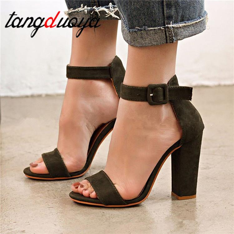 Women Sandals Ankle Strap Summer Shoes Woman High Heels Plus Size 43 Chaussures Femme Open Toe, Black
Women Sandals Ankle Strap Summer Shoes Woman High Heels Plus Size 43 Chaussures Femme Open Toe, Black