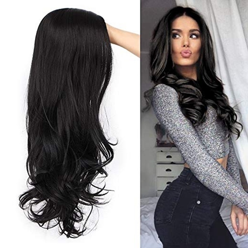 long curly wig Wig women wigs medium split large wave chemical fiber head cover, 1b#
long curly wig Wig women wigs medium split large wave chemical fiber head cover, 1b#