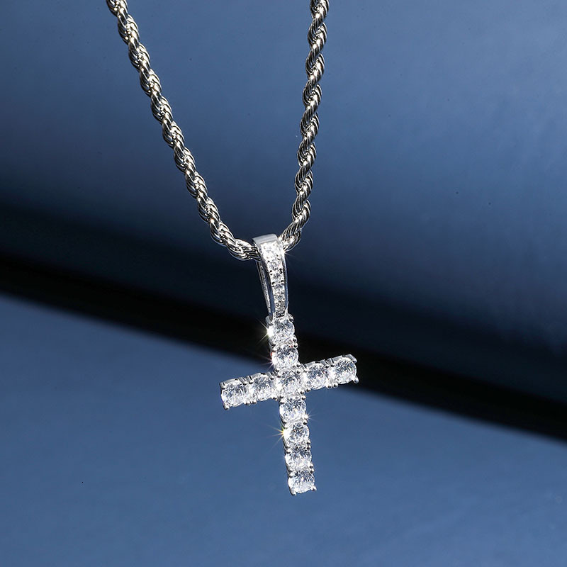Mens Stainless Steel Cross Pendant Necklace Gold Sweater Chain Necklace New Fashion Hip Hop Necklaces Jewelry 925 silver pendant
Mens Stainless Steel Cross Pendant Necklace Gold Sweater Chain Necklace New Fashion Hip Hop Necklaces Jewelry 925 silver pendant
