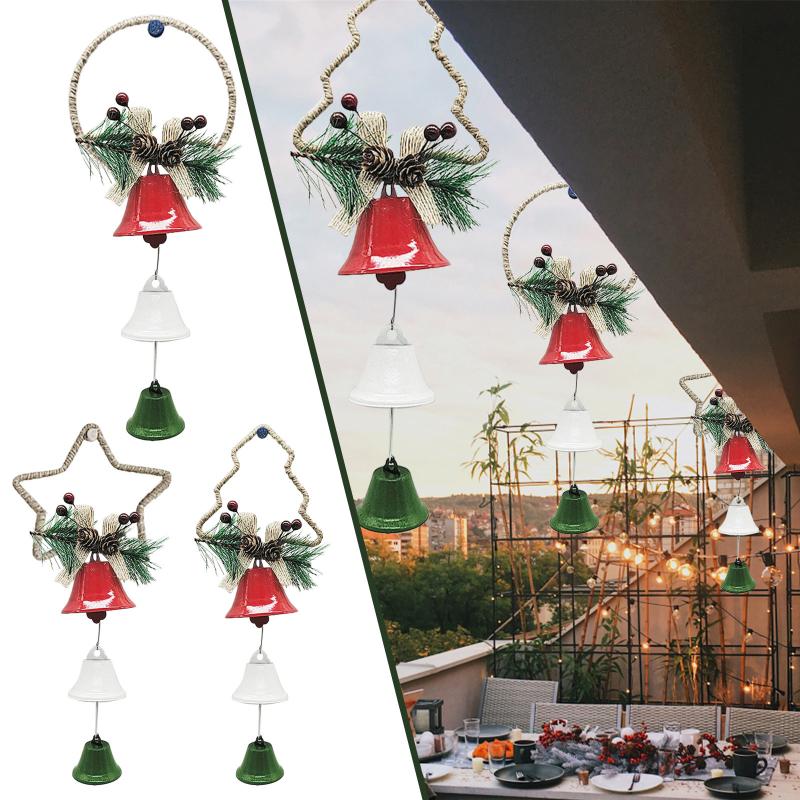 Christmas Decorations Jingle Bells Red White Green Metal Xmas Tree Hanging Pendant Ornament Decoration For Home
Christmas Decorations Jingle Bells Red White Green Metal Xmas Tree Hanging Pendant Ornament Decoration For Home