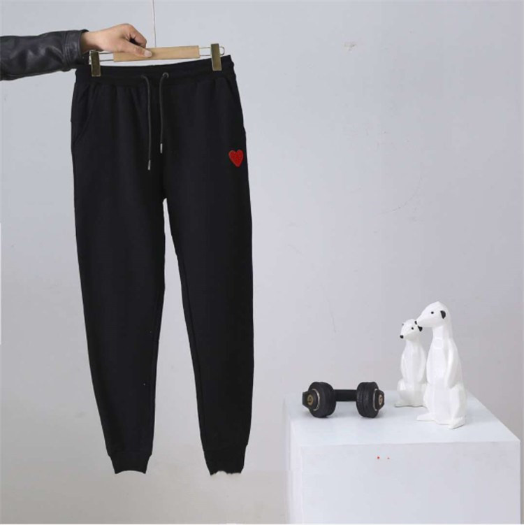 Designer fashion couple sports pants men's Plush guard embroidered heart pure cotton thickened Terry elastic waist toe length, 13
Designer fashion couple sports pants men's Plush guard embroidered heart pure cotton thickened Terry elastic waist toe length, 13