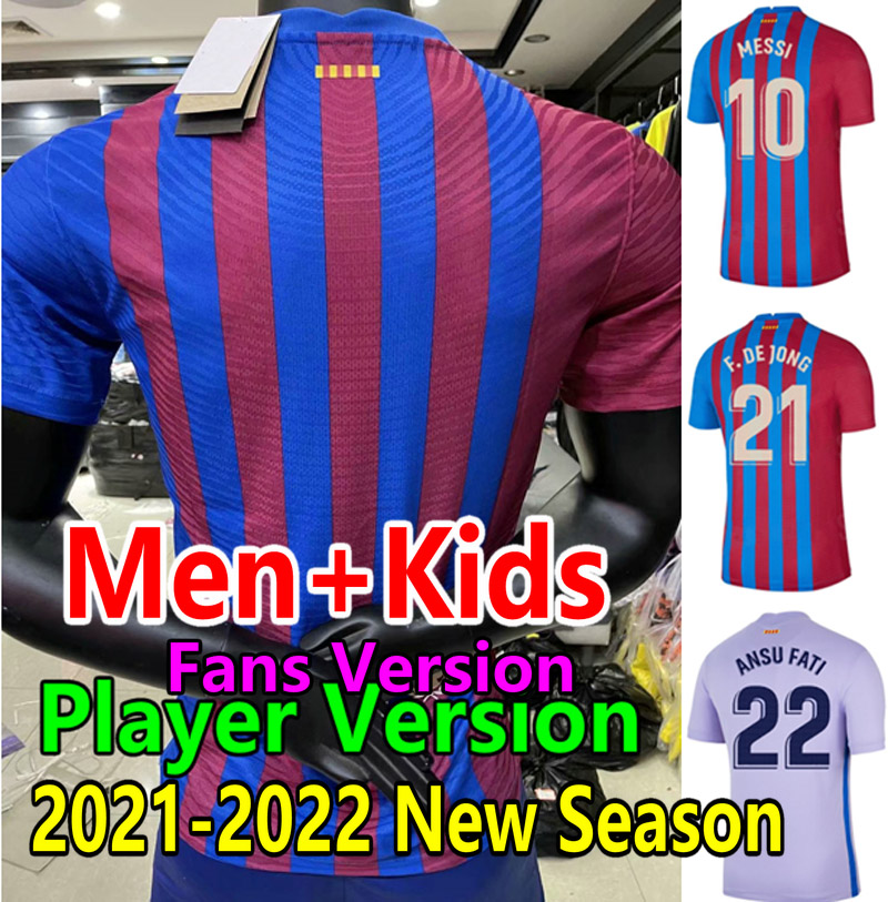 Fans Player version 21 22 soccer jersey camiseta de futbol PEDRI ANSU FATI dest kun aguero memphis 2021 2022 football shirt kit men kids maillots foot, Kids 21/22 away
Fans Player version 21 22 soccer jersey camiseta de futbol PEDRI ANSU FATI dest kun aguero memphis 2021 2022 football shirt kit men kids maillots foot, Kids 21/22 away