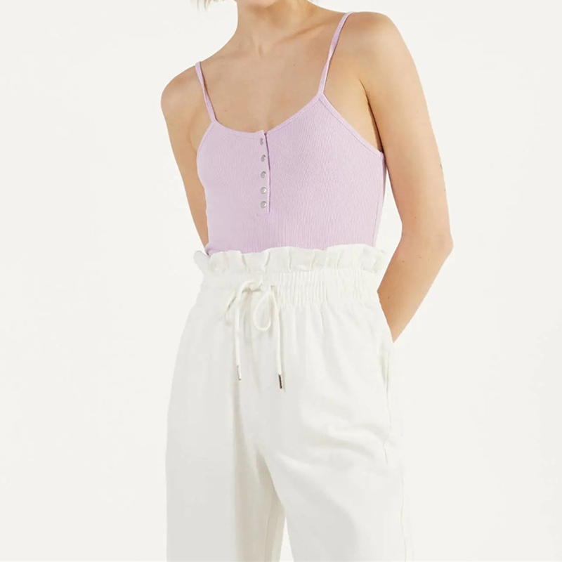 Women Solid Knitted Fashion Bodysuits Female Casual Spring Single Breasted Black Sling Sleeve Playsuit Jumpsuits 210421