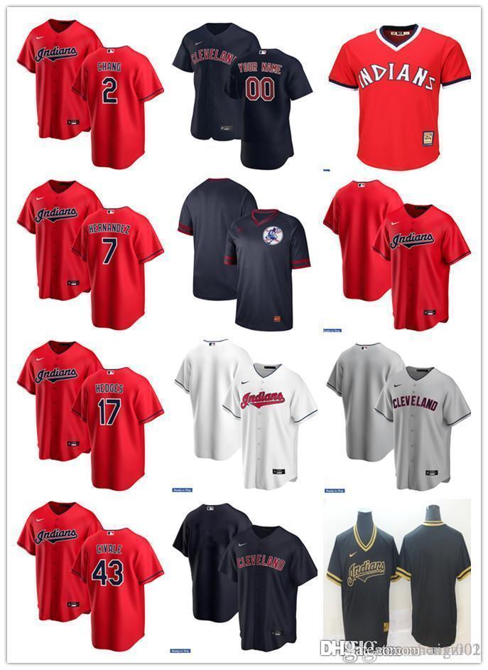Men Women Youth Cleveland Indians 2 Yu Chang 43 Aaron Civale 17 Austin Hedges 7 Cesar Hernandez Red navy Custom Baseball Jersey, Blue;black
Men Women Youth Cleveland Indians 2 Yu Chang 43 Aaron Civale 17 Austin Hedges 7 Cesar Hernandez Red navy Custom Baseball Jersey, Blue;black