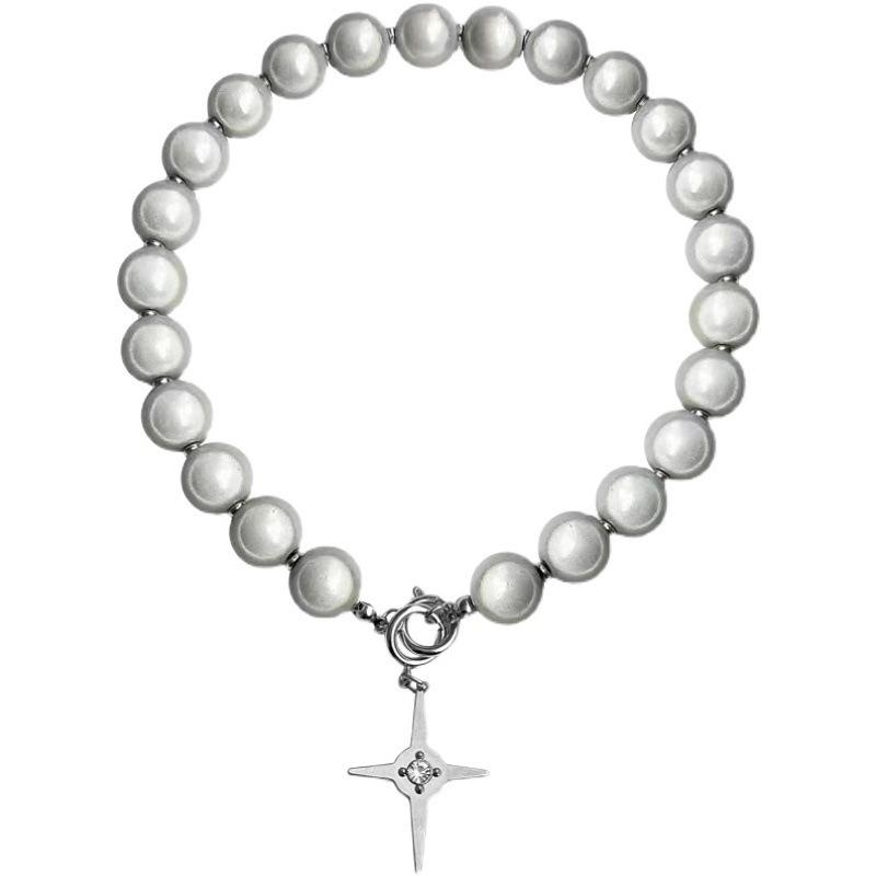 Pendant Necklaces POTCET Women's Stainless Steel Pearl Cross Titanium Necklace Geometric Fashion Retro Personality Party Jewelry
Pendant Necklaces POTCET Women's Stainless Steel Pearl Cross Titanium Necklace Geometric Fashion Retro Personality Party Jewelry