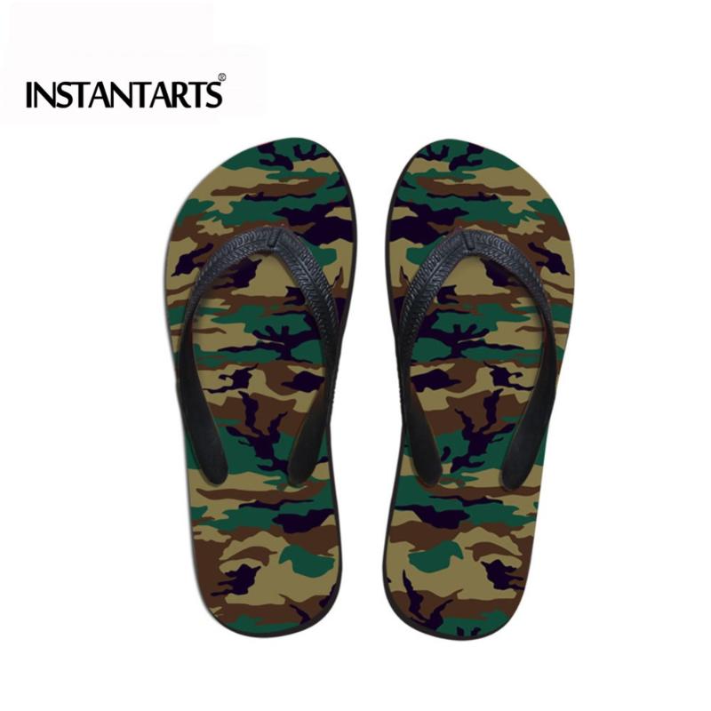 Slippers INSTANTARTS Stylish Camouflage Print Flip Flops For Women Summer Beach Non-slip Flipflops Comfort Female Rubber Outside, Black
Slippers INSTANTARTS Stylish Camouflage Print Flip Flops For Women Summer Beach Non-slip Flipflops Comfort Female Rubber Outside, Black