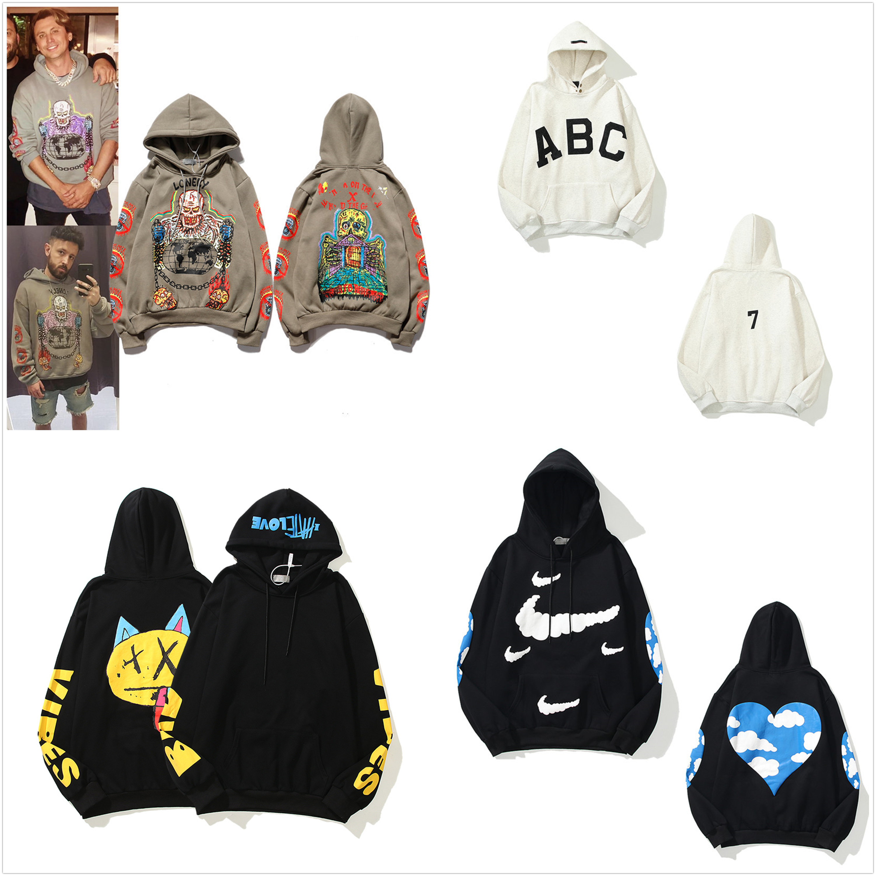 kanye men's Hoodies High Street Trend high quality Sweatshirts loose ladies hoodie Jesus fashion hip-hop letter king long sleeve top jacket 0102, 1pcs button
kanye men's Hoodies High Street Trend high quality Sweatshirts loose ladies hoodie Jesus fashion hip-hop letter king long sleeve top jacket 0102, 1pcs button