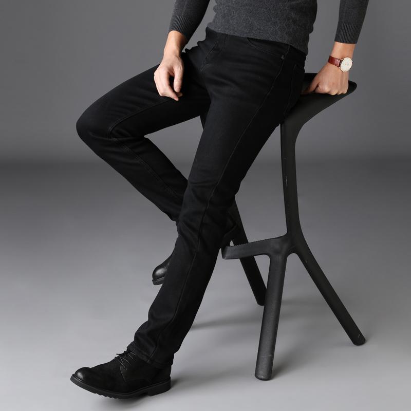 Black Jean With Elasticity Skinny Jeans Business Casual Male Denim Slim Pants Classic Style Men's
Black Jean With Elasticity Skinny Jeans Business Casual Male Denim Slim Pants Classic Style Men's