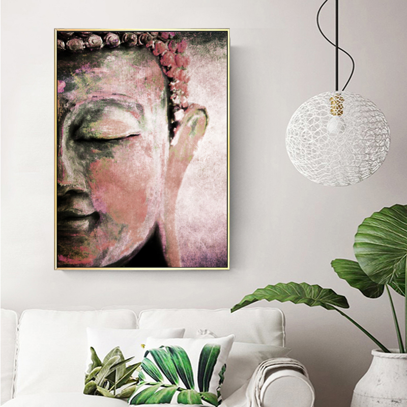 Canvas Paintings Buddha Art Wall Pictures For Living Room Modern Posters Prints Buddha Decorative Pictures Unframed