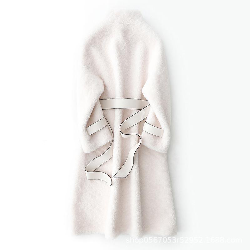 Women's Fur & Faux Coat Real Winter Women Clothes 2021 Korean Fashion Thick Sheep Wool Jacket + Belt Warm Long Coats Hiver 896005 S, Black
Women's Fur & Faux Coat Real Winter Women Clothes 2021 Korean Fashion Thick Sheep Wool Jacket + Belt Warm Long Coats Hiver 896005 S, Black