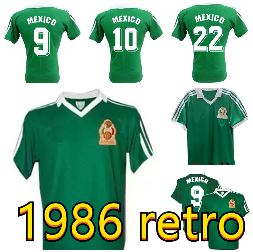 Thailand 1986 world cup Mexi retro soccer jersey 86 CO national team Hugo Sanchez Negrete classic vintage football shirt, 1986 home
Thailand 1986 world cup Mexi retro soccer jersey 86 CO national team Hugo Sanchez Negrete classic vintage football shirt, 1986 home
