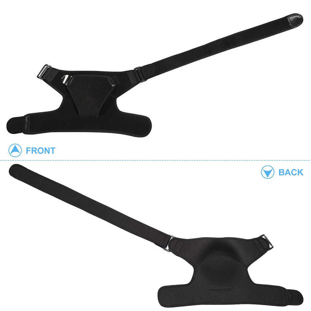 Adjustable Left/Right Shoulder Support Bandage Protector Brace Joint Pain Injury Shoulder Strap Guard Strap Wrap Belt 211012