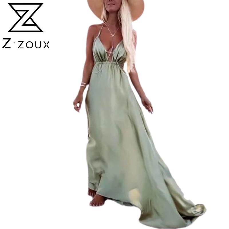Women Dress Deep V Neck Sleevele Spaghetti Strap Bohemian Sexy Long Maxi es Backless Loose Beach es 210524, Green
Women Dress Deep V Neck Sleevele Spaghetti Strap Bohemian Sexy Long Maxi es Backless Loose Beach es 210524, Green
