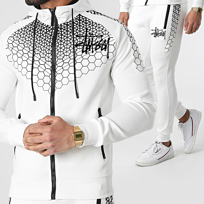 Christmas Mens Tracksuits 2021 Men Sets Zipper Polyester Breathable Sweatshirt Sweatpants Designer Man Sport Fitness hoodie Clothing 3XL, White
Christmas Mens Tracksuits 2021 Men Sets Zipper Polyester Breathable Sweatshirt Sweatpants Designer Man Sport Fitness hoodie Clothing 3XL, White