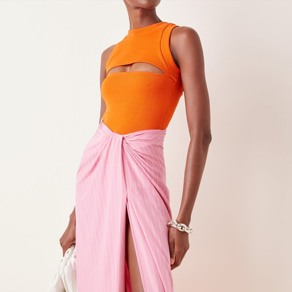 Summer Women Black Bikini Bandage Bodysuits Sexy Hollow Out Sleeveles Club Party Evening Bodycon Rompers Bodysuit 210423