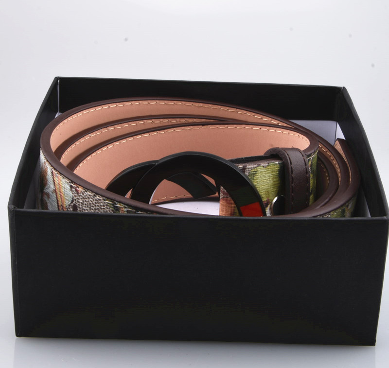 Leather belt for men and women classic black belts big gold buckle fashion versatile 3.8cm width high end customization, With box
Leather belt for men and women classic black belts big gold buckle fashion versatile 3.8cm width high end customization, With box