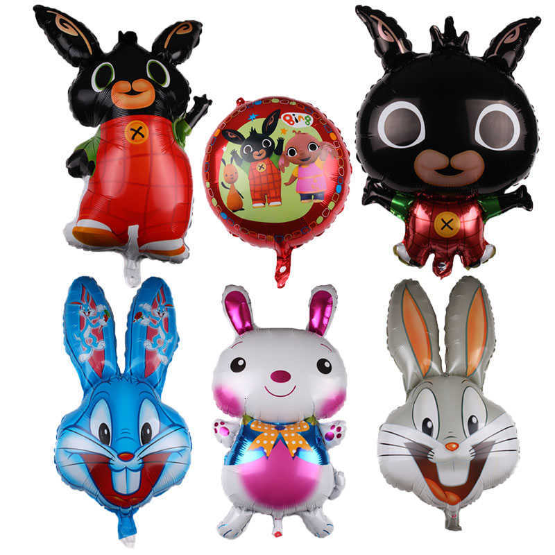 50pcs Bing Bunny Foil Balloon Cartoon Rabbit Animal Balloons Toys For Kids Children Birthday Party Decorations Globos gifts SH190928
50pcs Bing Bunny Foil Balloon Cartoon Rabbit Animal Balloons Toys For Kids Children Birthday Party Decorations Globos gifts SH190928