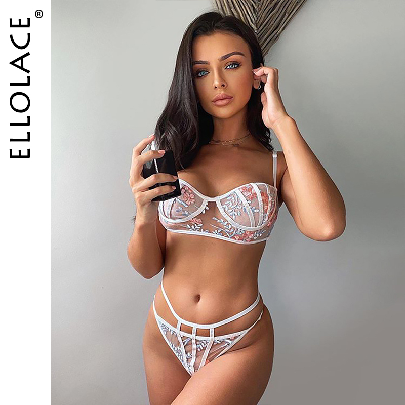 Lingerie Floral Womens Underwear Set Sexy Push Up Bra Set Female Brief Sets Transparent Bra Lingerie Set Lenceria, Red
Lingerie Floral Womens Underwear Set Sexy Push Up Bra Set Female Brief Sets Transparent Bra Lingerie Set Lenceria, Red