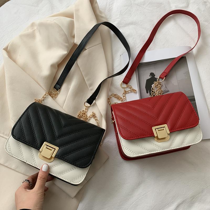 Women's Bags Rhombus Chain Quilted For Women Small Square Fashion Contrast Color Shoulder Messenger Bag, Black
Women's Bags Rhombus Chain Quilted For Women Small Square Fashion Contrast Color Shoulder Messenger Bag, Black