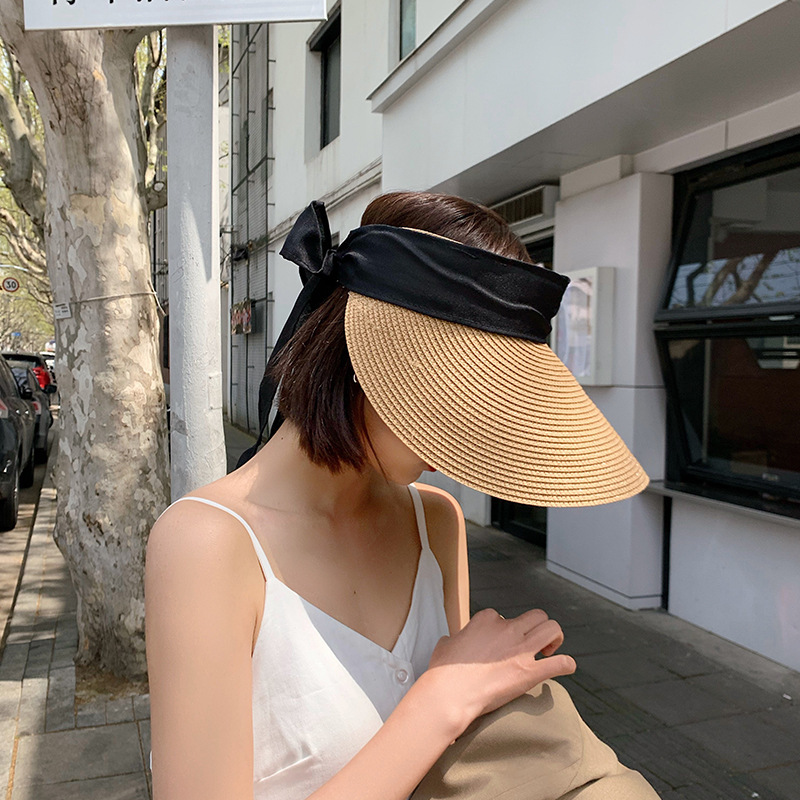 Straw beach big brim Korean version chaokong forest tie bow hollow top sunshade hat female sunscreen Big Brim Hat, Pink
Straw beach big brim Korean version chaokong forest tie bow hollow top sunshade hat female sunscreen Big Brim Hat, Pink