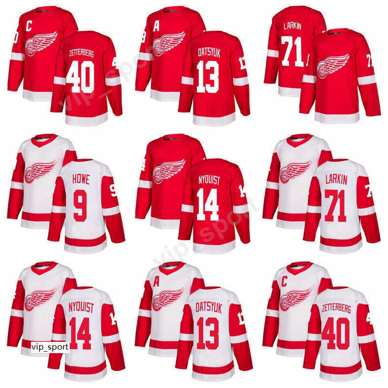 Detroit Red Wings Jerseys 40 Henrik Zetterberg 14 Gustav Nyquist 71 Dylan Larkin 13 Pavel Datsyuk 9 Gordie Howe Ice Hockey Jerseys, Blank red
Detroit Red Wings Jerseys 40 Henrik Zetterberg 14 Gustav Nyquist 71 Dylan Larkin 13 Pavel Datsyuk 9 Gordie Howe Ice Hockey Jerseys, Blank red