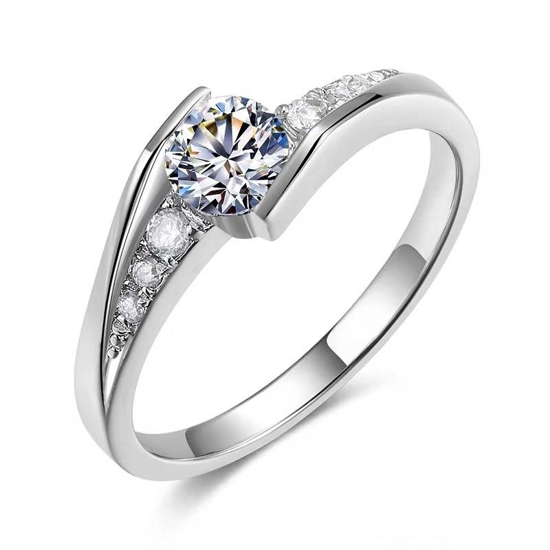 0.5CT Twisted Star NSCD Simulated Diamond Engagement Rings for Women 925 Silver Ring Anniversary Gift 18K White Gold Plated
0.5CT Twisted Star NSCD Simulated Diamond Engagement Rings for Women 925 Silver Ring Anniversary Gift 18K White Gold Plated
