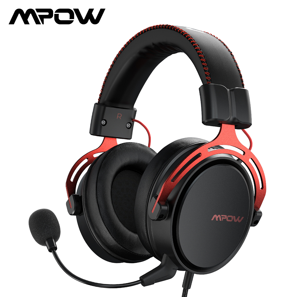 Mpow Air SE Gaming Headset Wired Surround Sound Gaming Headphones with Noise Cancelling Mic In-Line Control for PC
Mpow Air SE Gaming Headset Wired Surround Sound Gaming Headphones with Noise Cancelling Mic In-Line Control for PC