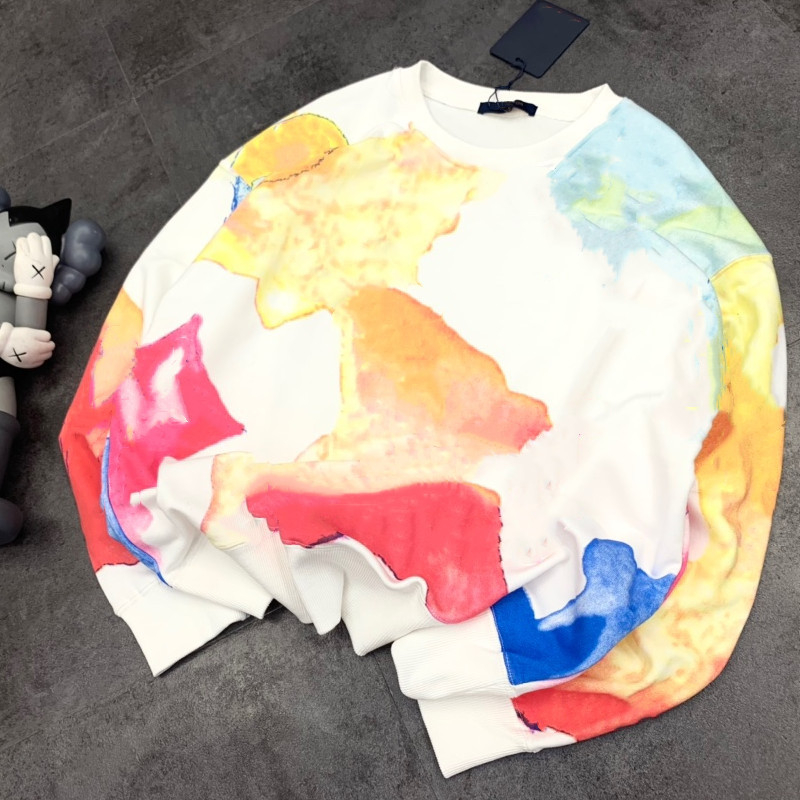 2022 Autumn Winter Designer New Printing Logo Men Women's Sweatshirts Couple Tide Fan Full Printed Watercolor Casual Loose Round Neck Long Sleeved Sweater, Blue
2022 Autumn Winter Designer New Printing Logo Men Women's Sweatshirts Couple Tide Fan Full Printed Watercolor Casual Loose Round Neck Long Sleeved Sweater, Blue