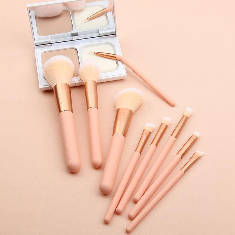 Makeup Brushes 9pcs Classic Synthetic Hair Powder Foundation Eye Shadow Blush Blending Blender Make Up Brush Set Cosmetics Tool