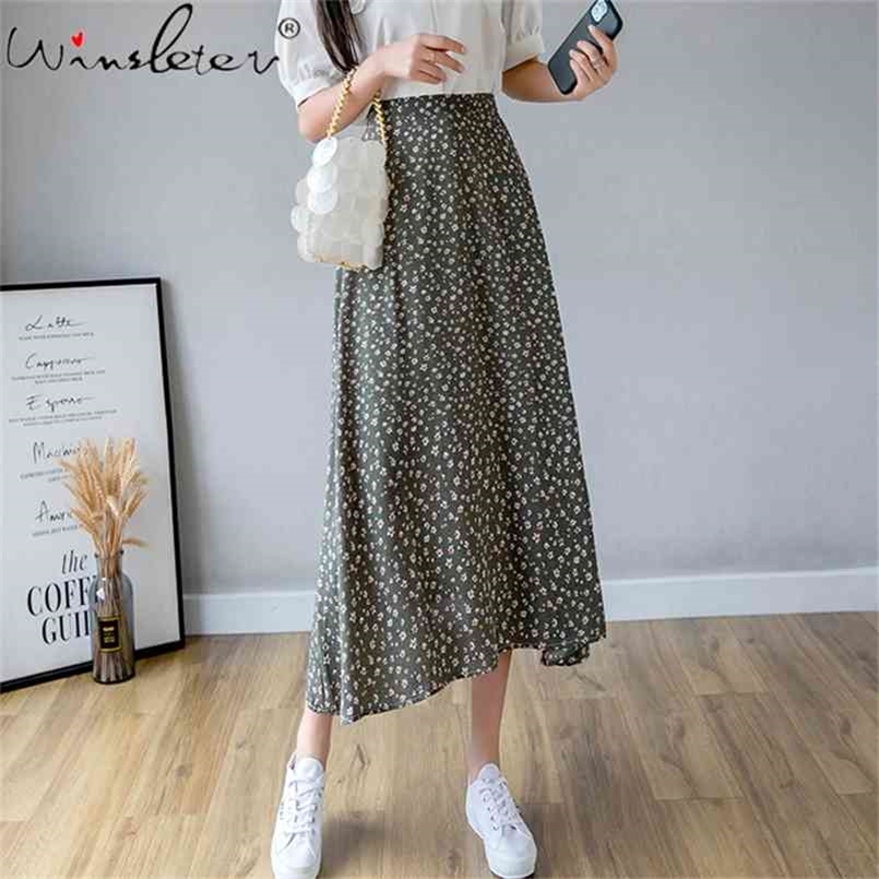Green Floral Print Skirts Women Vintage Elastic High Waist Midi Comfortable Summer Holiday Multi Patterns B04910B 210702, Yellow skirt
Green Floral Print Skirts Women Vintage Elastic High Waist Midi Comfortable Summer Holiday Multi Patterns B04910B 210702, Yellow skirt