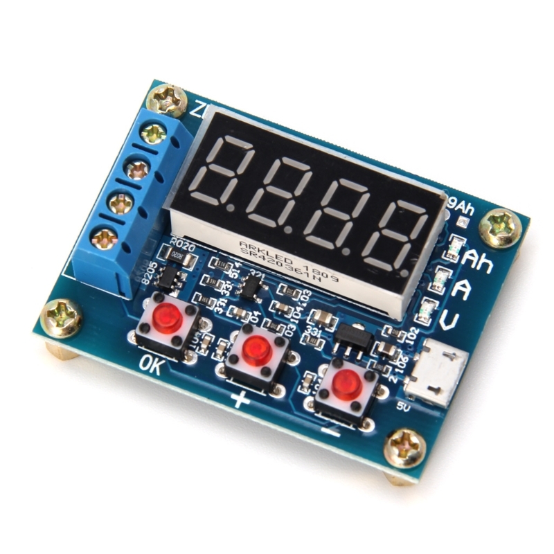 ZB2L3 Li-lon Lithium Lead acid Accu Capacity Meter discharge Tester Analyzer